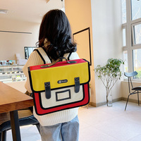 New fashion printing two-dimensional personality large-capacity travel backpack - Thumbnail 1