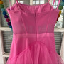 Princess Hot Pink Tiered Tulle Prom Dress -2