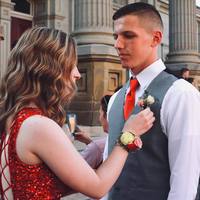 Bodycon One Shoulder Red Sequins Short Prom Party Dresses - Thumbnail 1