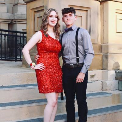 Bodycon One Shoulder Red Sequins Short Prom Party Dresses