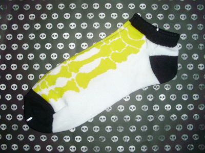 Skeleton Feet Socks (Yellow)