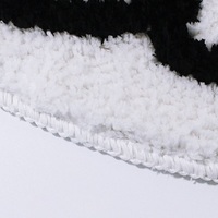 Cute Purple Smile Bunny Rabbit Soft Plush Rug Carpets Decor - Thumbnail 7