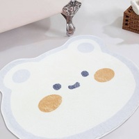 Cute White Polar Bear Soft Plush Rug Carpets Decor - Thumbnail 2