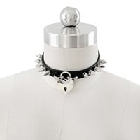 Spiked Safe Heart Choker  - Thumbnail 1