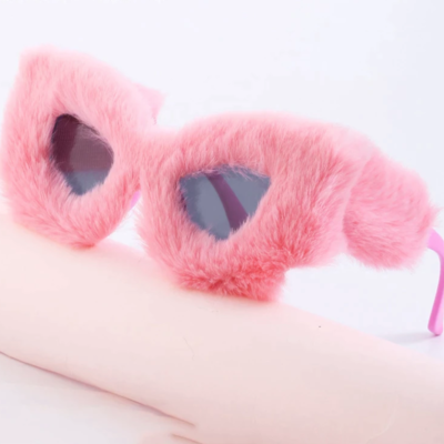 Fur sunglasses