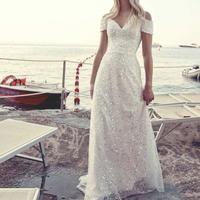Sparkly Plus Size Wedding Dress Bridal Gown Off the Shoulder,1369 - Thumbnail 1