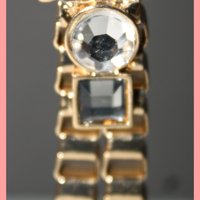 Gold Diamond Dangle Earrings  - Thumbnail 1