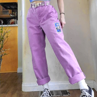 STARS TAROT VIOLET PANTS - Thumbnail 1
