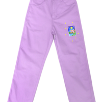 STARS TAROT VIOLET PANTS - Thumbnail 3