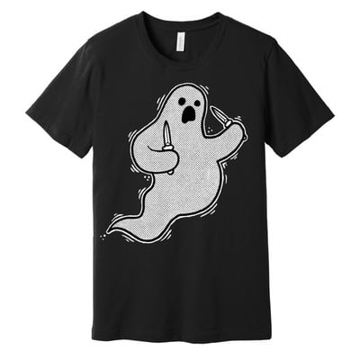 Halftone ghost t-shirt