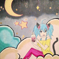 Kawaii Bubble Tea Art