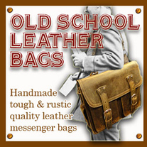 Old School Leather Bags