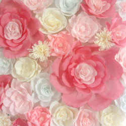 Pretty flower wall
