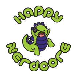 Happy nerdcore round 700x700