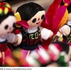 Dolls sold on sidewalk mexican artifacts san k37 346974