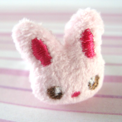 Pink bunny sq