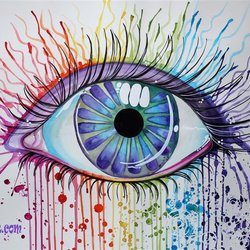 Rainbow eye by faeriegem d60hkwx