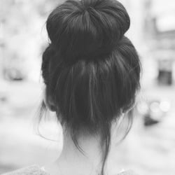 Tumblr static bun girl