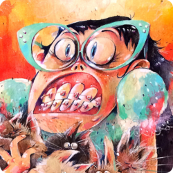 Crazycatlady icon rounded