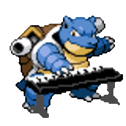 Blastoise plays piano  d