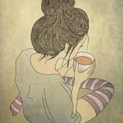 Newprostoreenvypic  leg warmers and hot chocolate