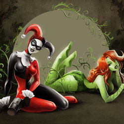 Harley and poison ivy