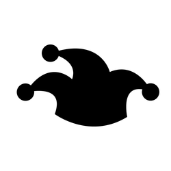 Falsecrown logo 4 blk tee