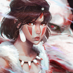 Mononoke by guweiz d9mbd1e