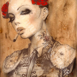 Mata adore silkscreen %c2%a92010 brian m  viveros