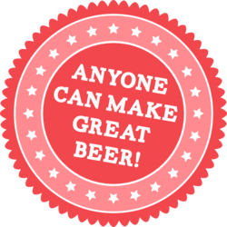 Anyone can make great beer badge
