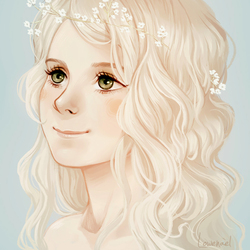 Portrait fille couronne fleur4