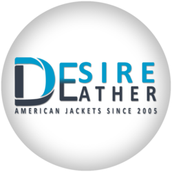 Desire leather oval shape logo