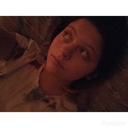 Ashley selfie warm lighting