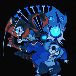 Sans and papyrus bones