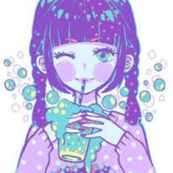 Profile pic purple