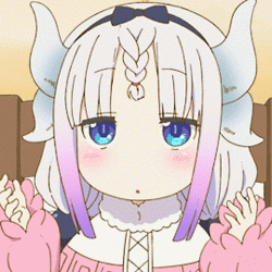 Kobayashi san chi no maidragon gif.......