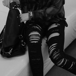 Ripped jeans are cool