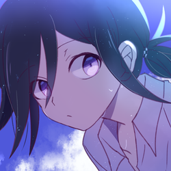 Kokichi in a ponytail hell yea