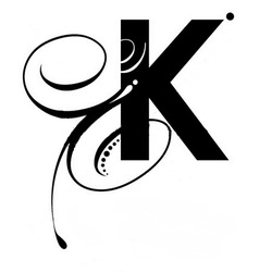 Stock vector letter k modern initial 34579954