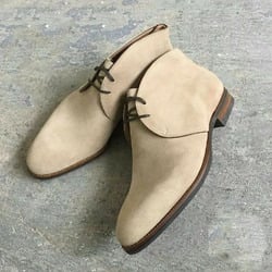Handmade chukka lace up boot lovers collection for men adult
